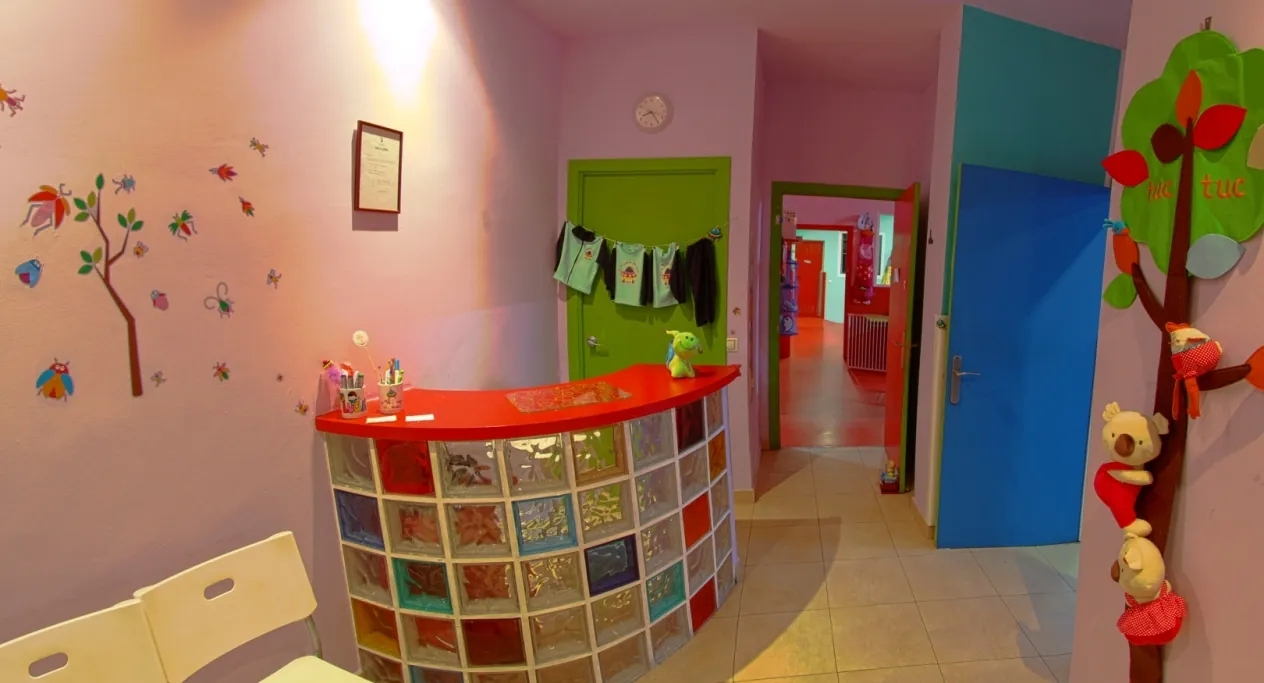 Detalle del aula de 2-3 años, El Planeta de Lulú